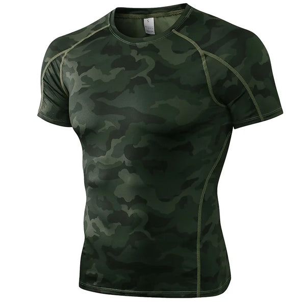 ARMY SHORT SLEEVE FITNESS T-SHIRT