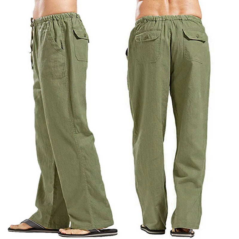 SUMMER LINEN PANTS