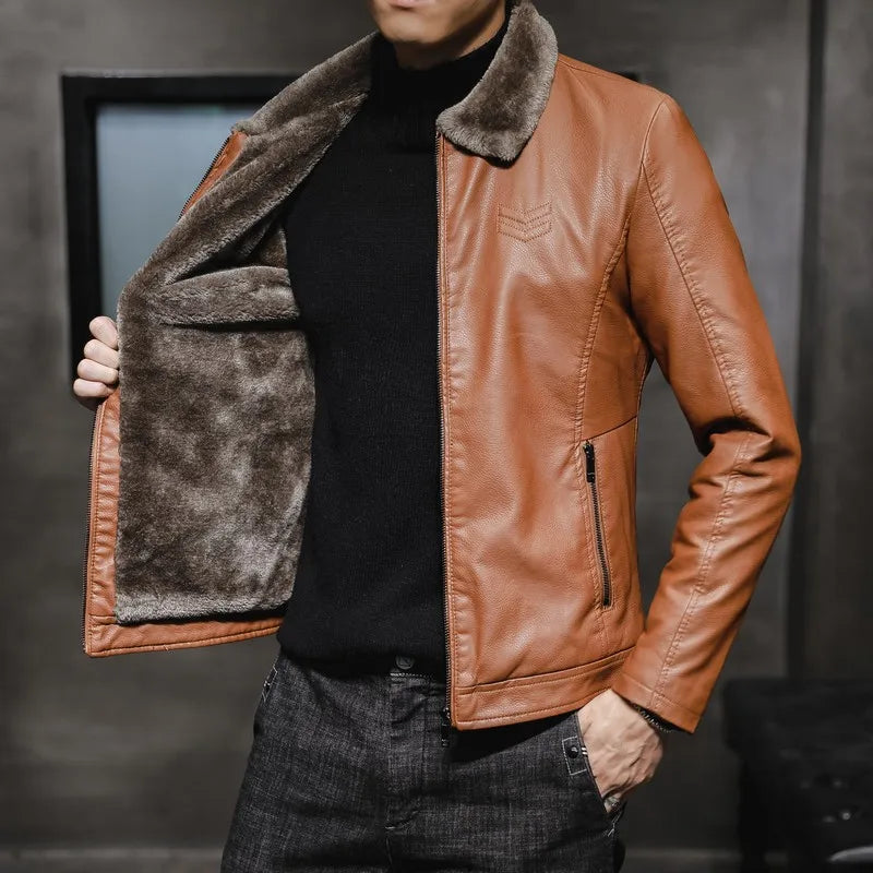 MEN LEATHER JACKET