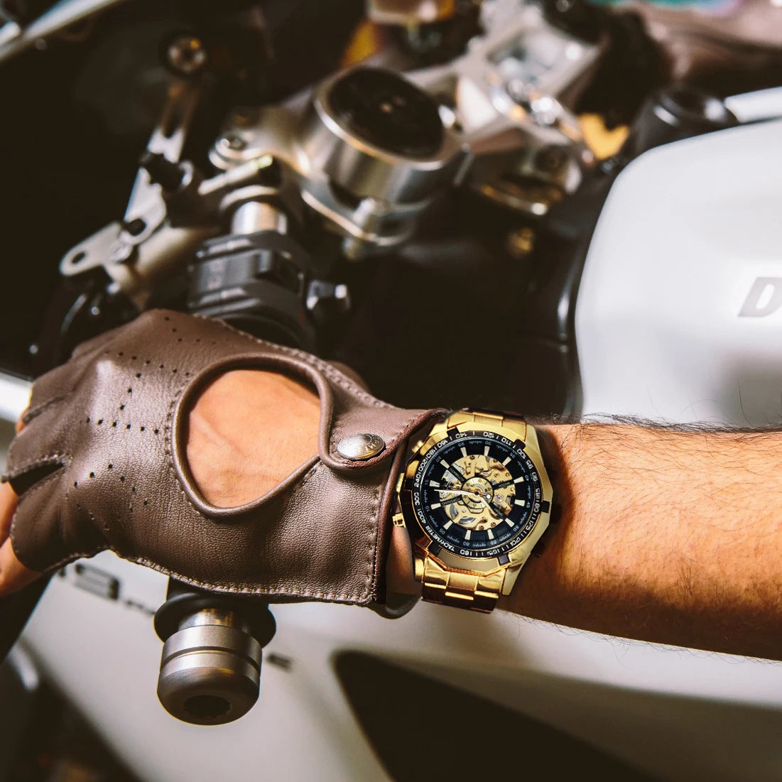 LUXURY STEAMPUNK MECHANICAL WATCH