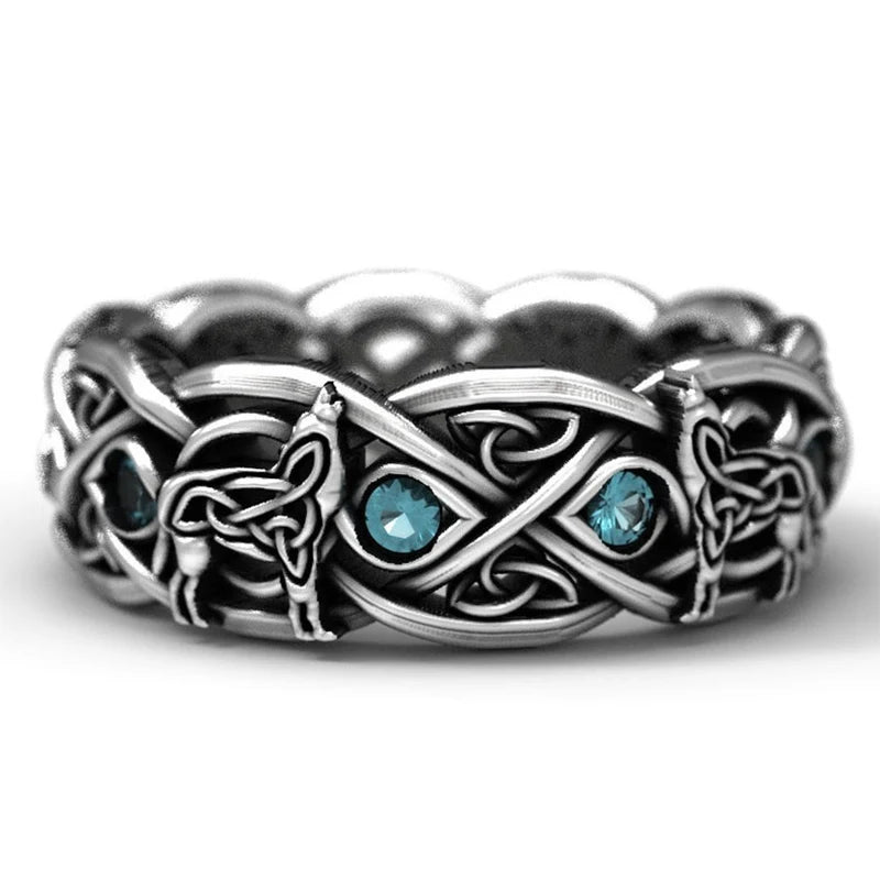 NORDIC WOLF RING