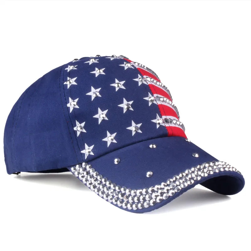 AMERICAN FLAG BASEBALL CAP