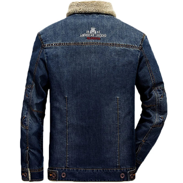 WARM WINTER DENIM JACKET