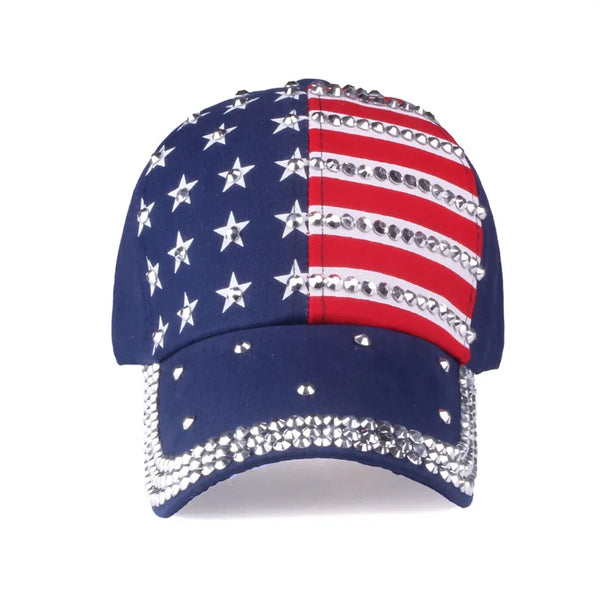 AMERICAN FLAG BASEBALL CAP