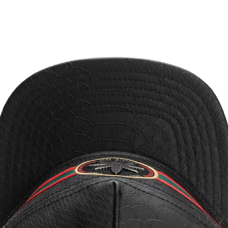 CASUAL LEATHER BASEBALL CAP