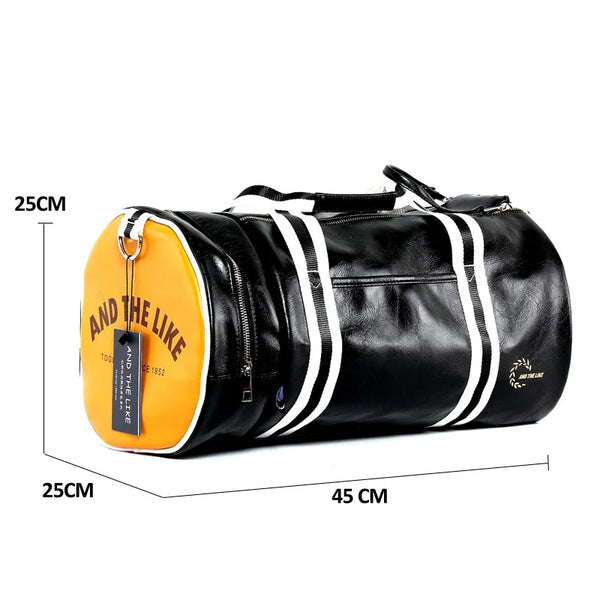 HIGH QUALITY LEATHER GYM BAG