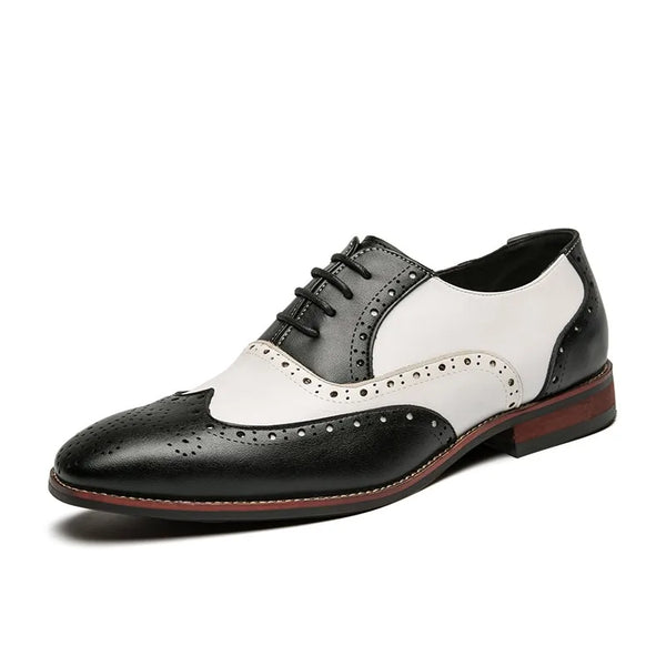 LEATHER BROGUES SHOES