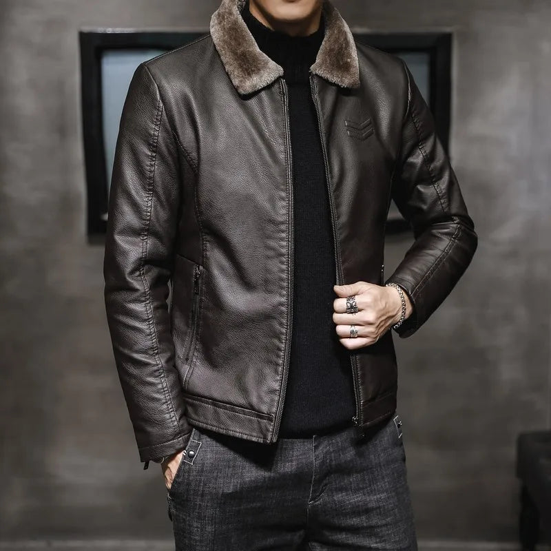 MEN LEATHER JACKET