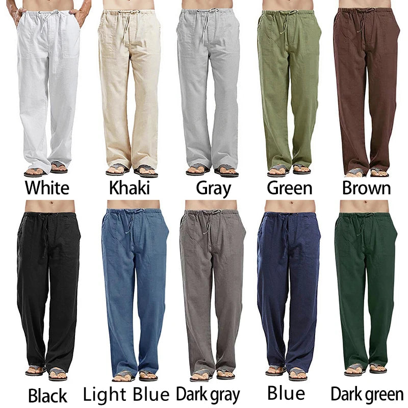 SUMMER LINEN PANTS