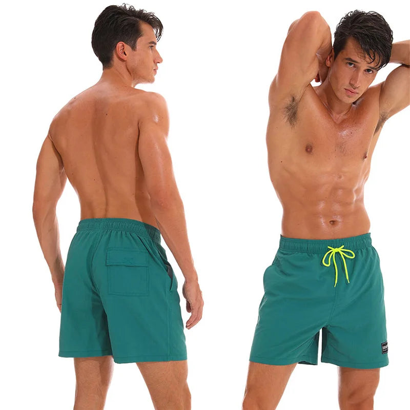 CASUAL PLAIN SWIMMING TRUNKS