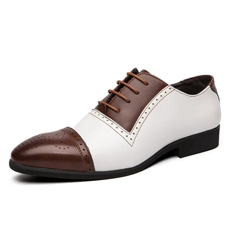 LEATHER BROGUES SHOES