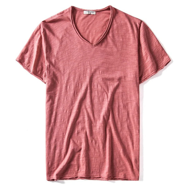 CASUAL PLAIN COTTON T-SHIRT