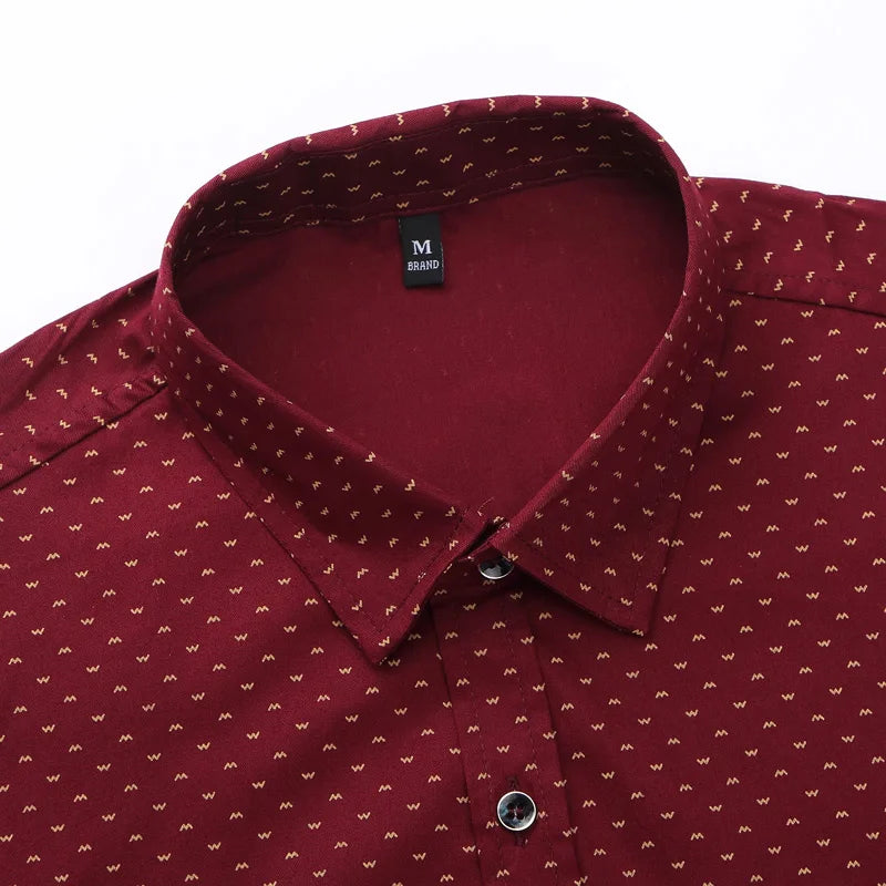 SLIM FIT POLKA DOT SHIRT