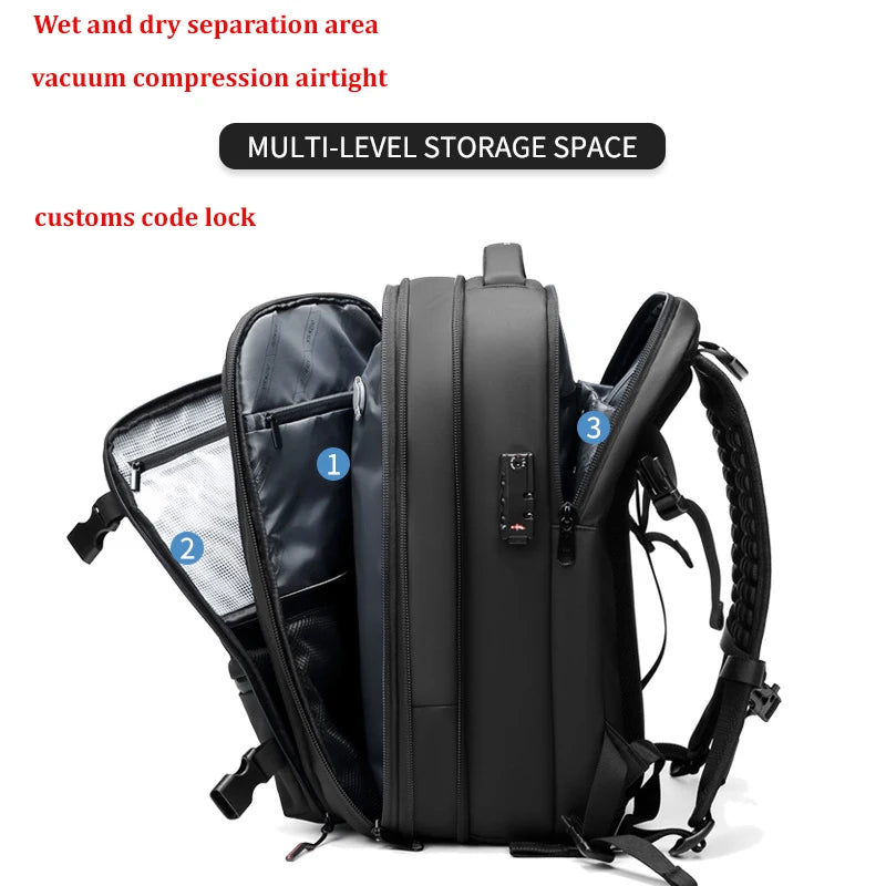 LARGE CAPACITY TRAVEL BACKPACK