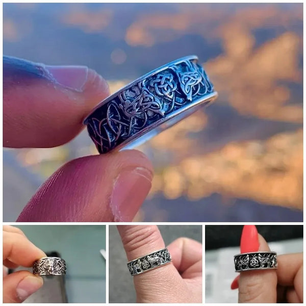 NORDIC WOLF RING