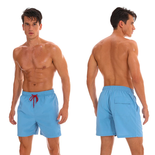 CASUAL PLAIN SWIMMING TRUNKS