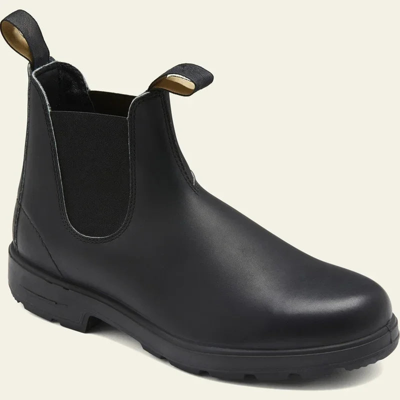 RETRO SLIP ON LEATHER BOOTS