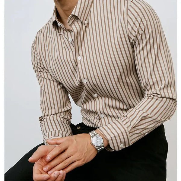 STRIPED SLIM FIT SHIRT