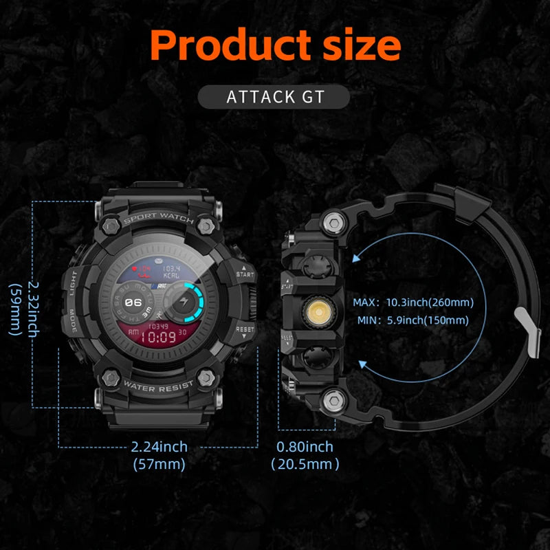 WATERPROOF SPORT SMART WATCH