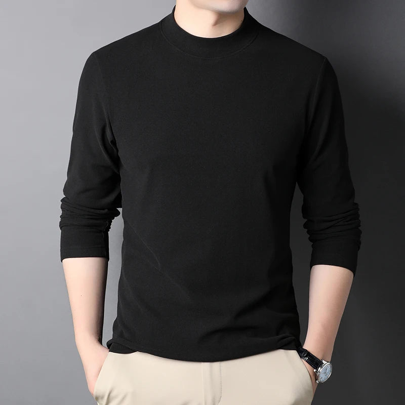 LONG SLEEVE PATCHWORK T-SHIRT