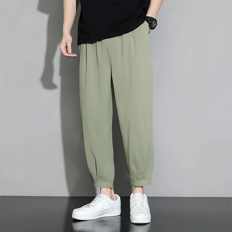 BLACK KOREAN HAREM PANTS