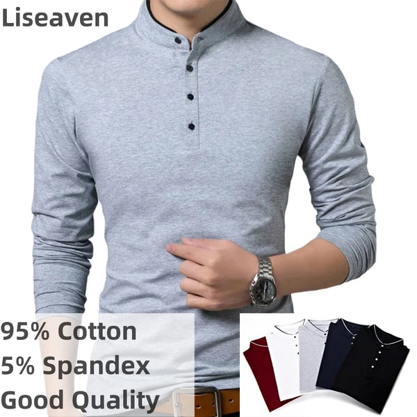 LONG SLEEVE V-NECK T-SHIRT