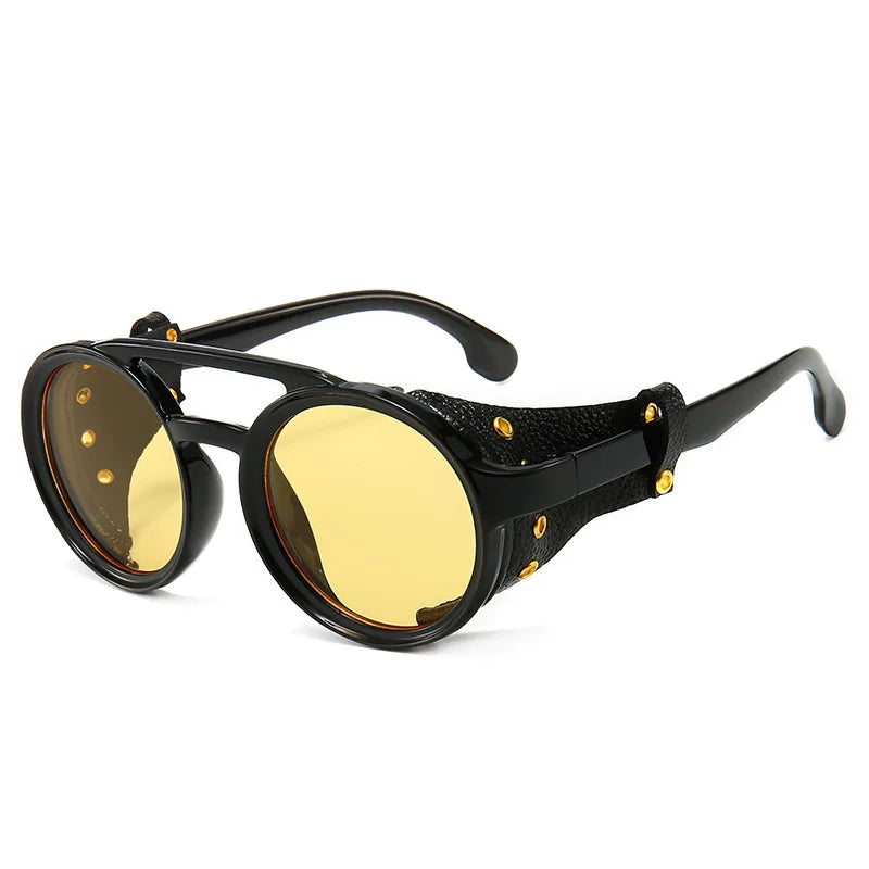 RECTANGULAR STEAMPUNK SUNGLASSES