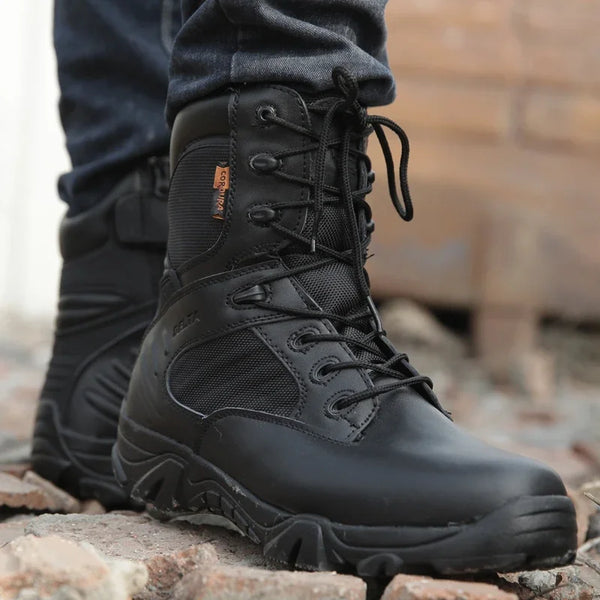 WINTER LEATHER COMBAT BOOTS