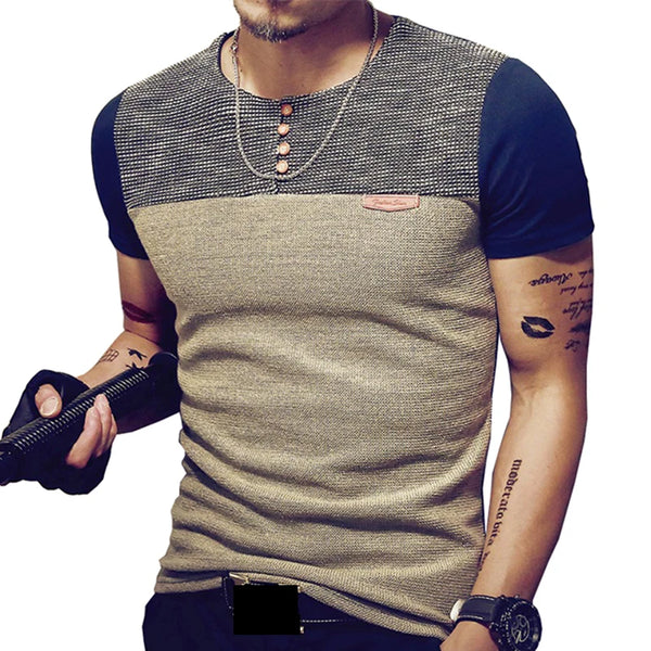 CASUAL PATCHWORK T-SHIRT