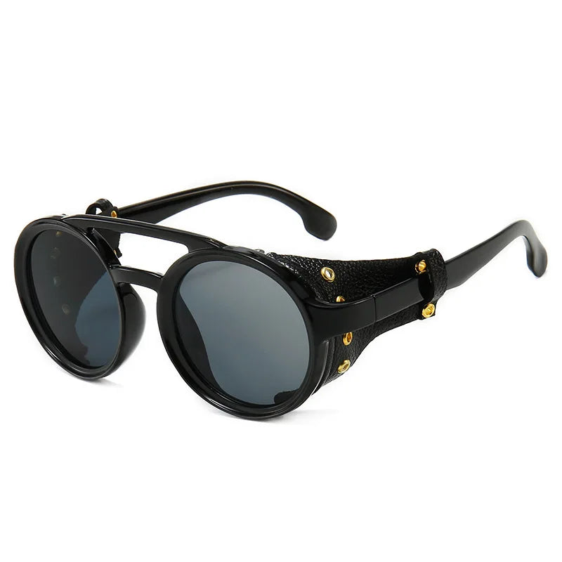 RECTANGULAR STEAMPUNK SUNGLASSES