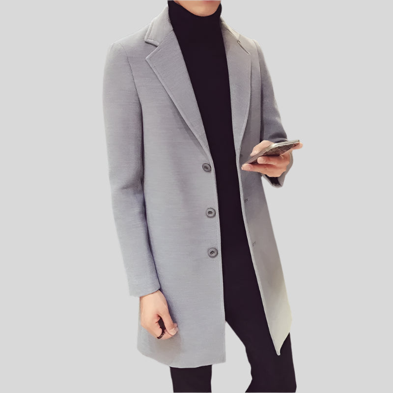 WOOL BUSINESS COAT