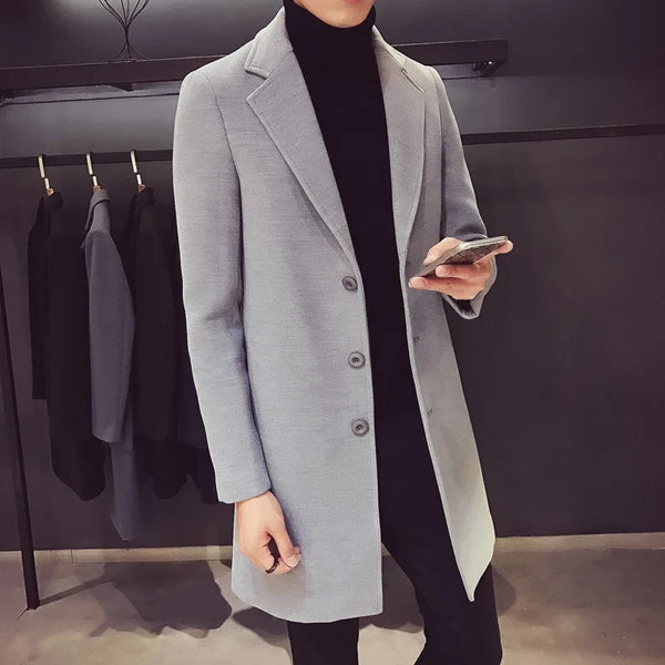 WOOL BUSINESS COAT