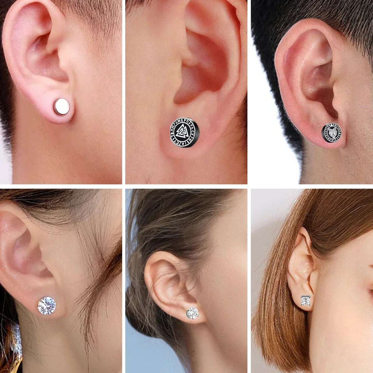 MAGNETIC STUD EARING