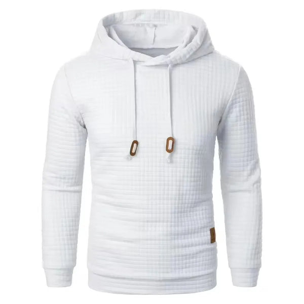 CASUAL KNITTED FLEECE HOODIE