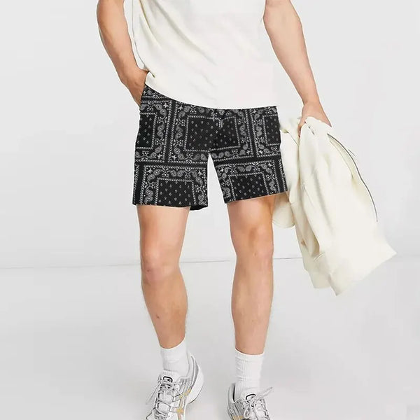 CASUAL PAISLEY SHORTS