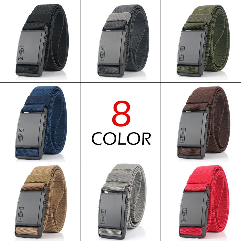 NYLON BELT METAL MAGNETIC BUCKLE