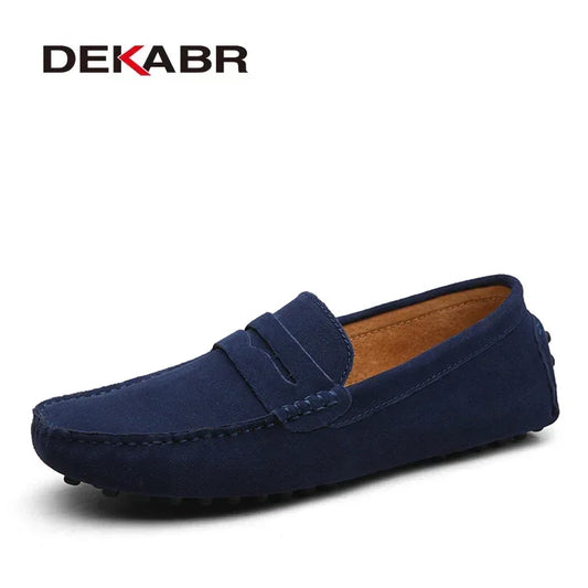 SLIP ON LEATHER LOAFERS