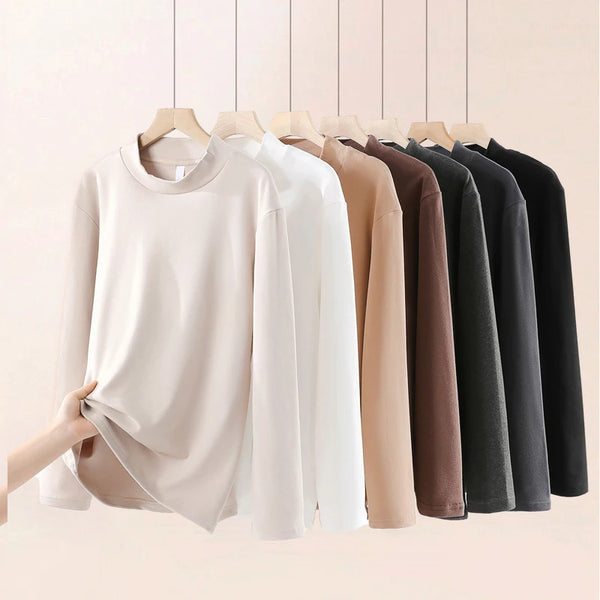 LONG SLEEVE PATCHWORK T-SHIRT