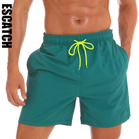 CASUAL PLAIN SWIMMING TRUNKS