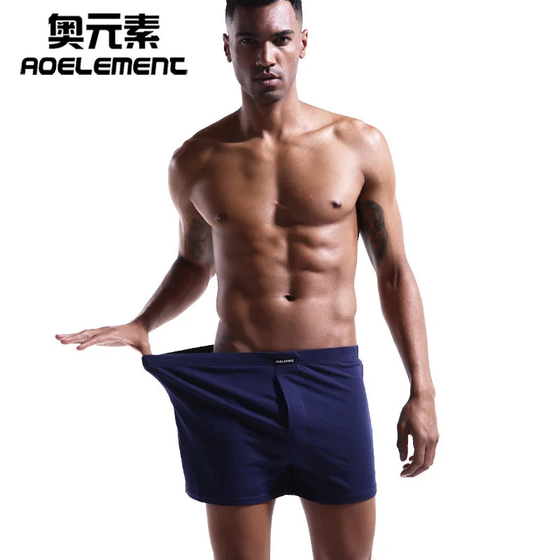 2 PCS BREATHABLE COTTON BOXERS