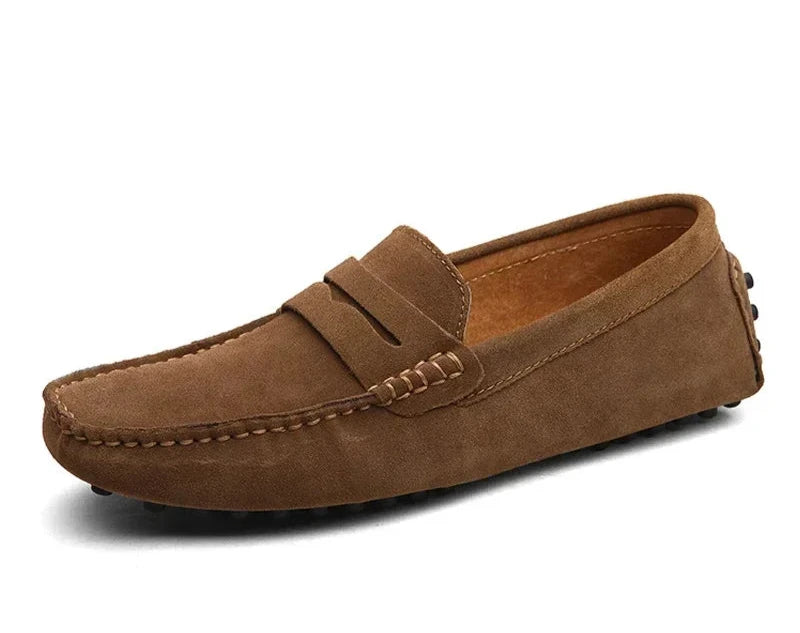 SLIP ON LEATHER LOAFERS