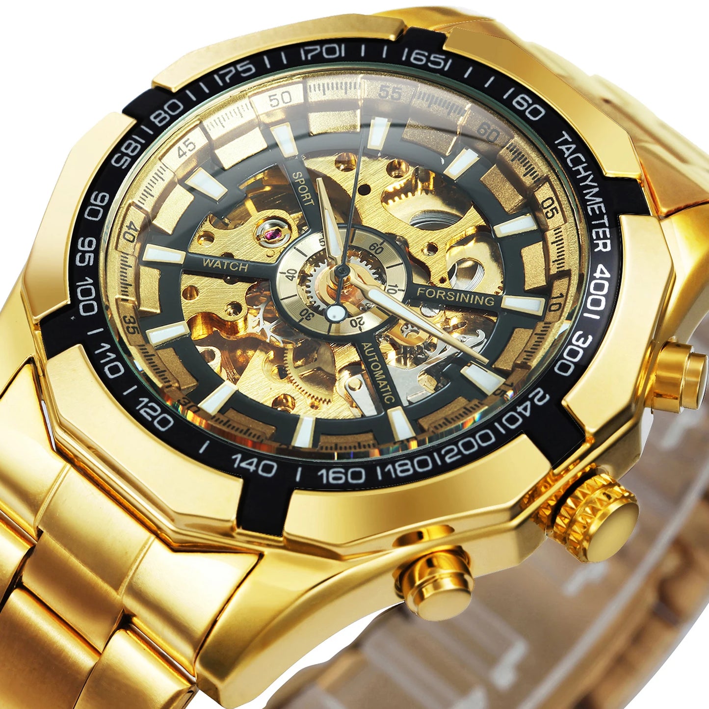 LUXURY STEAMPUNK MECHANICAL WATCH