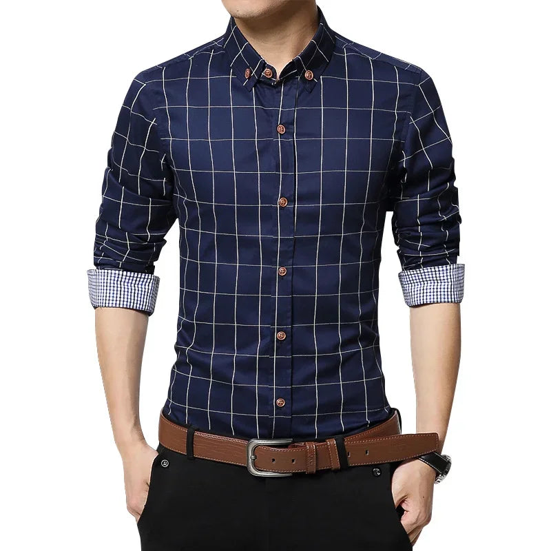 PLAID COTTON SHIRT